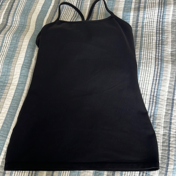 lululemon athletica Tops - Lululemon Black Power Y Top